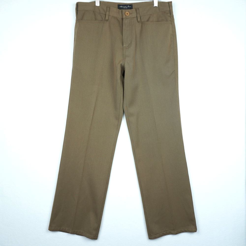 Kenneth Cole New York‎ Brown Wool Blend Pants 32x30